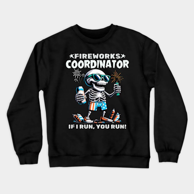 Fireworks Coordinator Crewneck Sweatshirt by Etopix